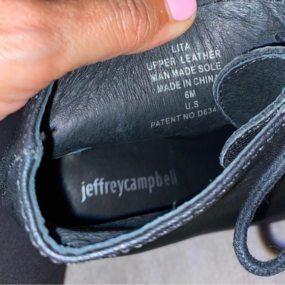 NEW Jeffrey Campbell LITA Booties Sz 6 Black Heel Boots - Picture 5 of 6